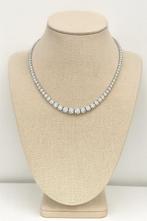 Collier - 14 carats Or blanc - 14.50ct. tw. - Diamant -