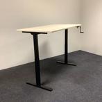 Tweedehands refurbished Zit-sta slinger bureau 160x80 cm,, Huis en Inrichting, Bureaus, In hoogte verstelbaar, Gebruikt, Bureau