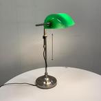 Notaris / bankiers bureaulamp, Groen, Huis en Inrichting, Lampen | Tafellampen, Gebruikt