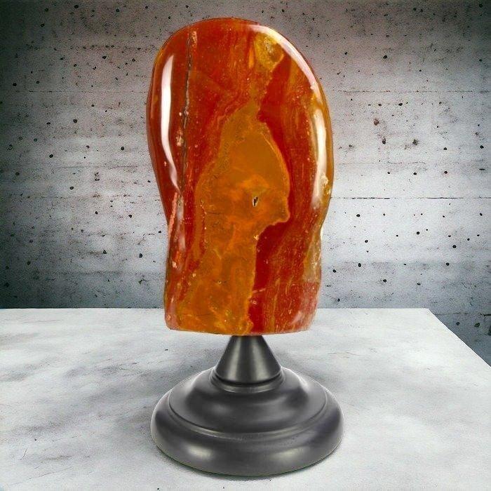 Prachtig - Topkwaliteit Rode Jaspis - Natuurlijke Diepe, Verzamelen, Mineralen en Fossielen