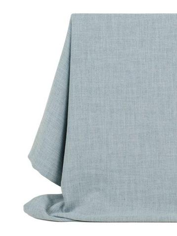 Exclusief ruwe structuurstof - Melange poederblauw - Textiel