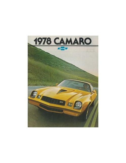 1978 CHEVROLET CAMARO BROCHURE ENGELS, Livres, Autos | Brochures & Magazines