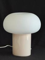 Lampe de table - Verre, métal - Lampe de table champignon