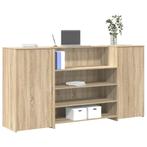 vidaXL Receptiebalie 200x50x103,5 cm bewerkt hout sonoma, Verzenden, Nieuw