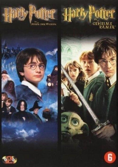 Harry Potter 1 en 2 (dvd tweedehands film), CD & DVD, DVD | Action, Enlèvement ou Envoi