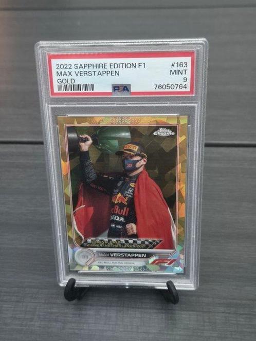 2022 Topps Sapphire Edition F1 Max Verstappen #163 Gold /50, Hobby en Vrije tijd, Verzamelkaartspellen | Overige