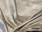 san leucio - luxe duifgrijs zijdefluweel met micro swarovski