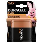 Duracell batterij alk plus power plat 4.5v