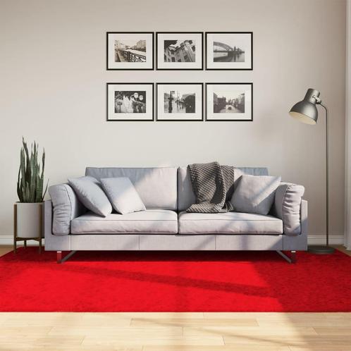vidaXL Vloerkleed OVIEDO laagpolig 160x230 cm rood, Huis en Inrichting, Stoffering | Tapijten en Vloerkleden, Nieuw, Verzenden