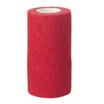 Vetlastic zelfhecht. bandage, rood 7,5cm - kerbl
