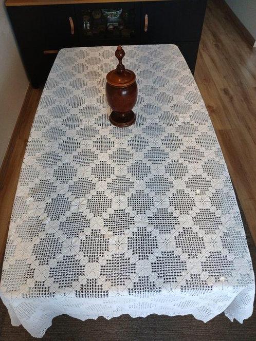Tafelkleed  - 270 cm - 150 cm - Handdoek of sprei, Antiek en Kunst, Antiek | Tapijten, Tafelkleden en Textiel