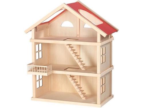 Goki Houten Poppenhuis XL, Kinderen en Baby's, Speelgoed | Poppenhuizen, Zo goed als nieuw, Verzenden