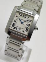Cartier - Tank Française - W51002Q3 - Heren - 2011-heden, Handtassen en Accessoires, Horloges | Heren, Nieuw