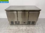 Établi réfrigéré Gastro-Inox en acier inoxydable 3 portes, Articles professionnels, Verzenden