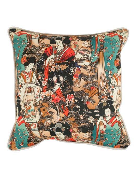 TexStilArt - GEISHABLOOM - Exclusieve kussenslopen - Kussen, Antiquités & Art, Tapis & Textile