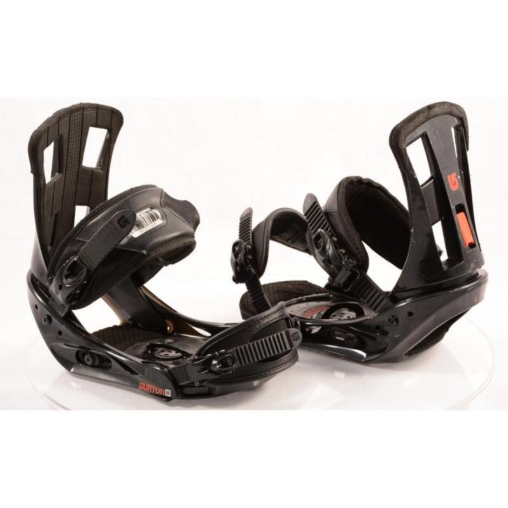 M snowboard bindingen BURTON PROGRESSION, black/red, Sport en Fitness, Snowboarden, Verzenden