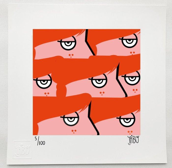 IABO - Pippi Långstrump - Portrait, Antiquités & Art, Art | Objets design