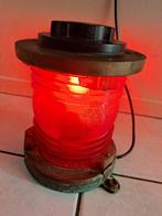 Perko Ships lamp - Boeglamp - gebroken glas, Antiek en Kunst