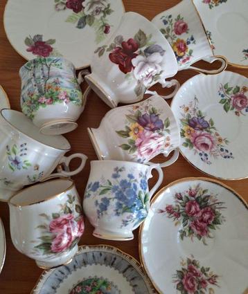 Royal Albert, Royal Windsor, Queens - Kop en schotel (14) -