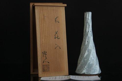 Hagi bloemvaas - aardewerk - yama Hiroto   (1950-) -, Antiek en Kunst, Antiek | Overige Antiek