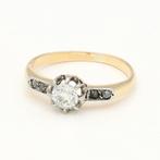 Ring - 18 karaat Geel goud Diamant (Natuurlijk), Handtassen en Accessoires, Ringen, Nieuw