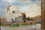 Achille Beltrame (1871-1945) - Firenze, Santa Maria Novella, Antiek en Kunst