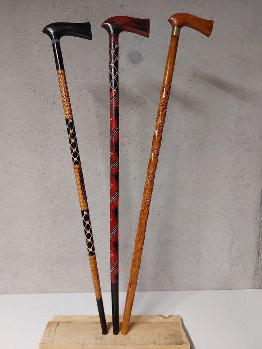 Wandelstok (3) - Hout, Antiek en Kunst, Curiosa en Brocante