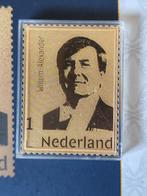 Nederland - Gouden postzegel Willem Alexander met, Postzegels en Munten, Gestempeld