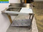 Table dalimentation en acier inoxydable pour lave-vaisselle, Articles professionnels, Horeca | Autre, Verzenden