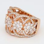 Ring - 18 karaat Roségoud Diamant (Natuurlijk) - Diamant