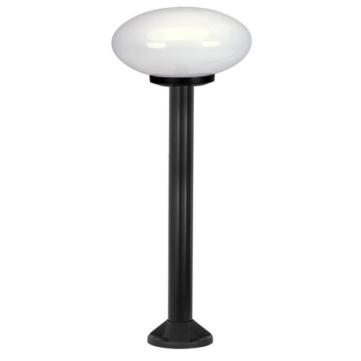 Tuinverlichting Bol Globe 50e Tuinpaal Opaal Elips, Tuin en Terras, Buitenverlichting, 50 tot 250 watt, Nieuw, Kunststof, Staande lamp