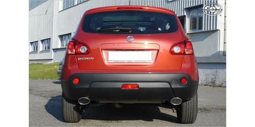 FOX Nissan Qashqai benzine einddemper dwars uitgang rechts/l, Auto-onderdelen, Uitlaatsystemen, Nieuw, Verzenden