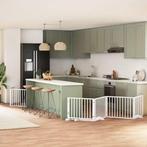 vidaXL Hondenhek inklapbaar met deur 12 panelen 960cm, Verzenden, Nieuw