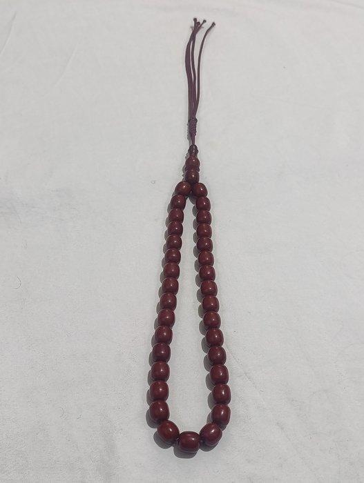 Rozenkrans - Amber - 1970-1980 - Zeldzame gebedskralen, Verzamelen, Dierenverzamelingen