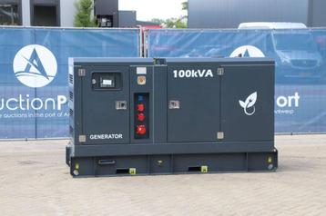 Veiling: Generator Ricardo GF2-W100 Diesel 100KVA Nieuw, Ophalen