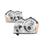Phares Led Angel Eyes Pour Jeep Grand Cherokee 05-08 Chromé, Verzenden