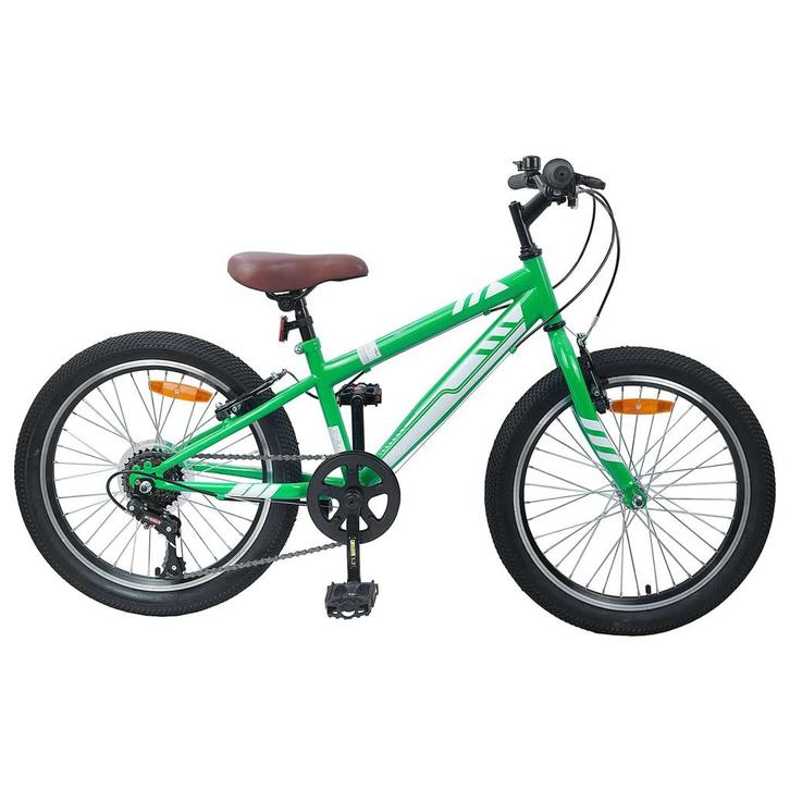 vidaXL Mountainbike 20 Inch 6-Speed voor 5-8 jaar oud Groen, Fietsen en Brommers, Fietsen | Racefietsen, Nieuw, Verzenden