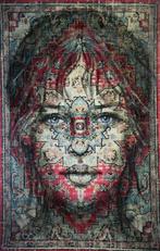 Jacqueline Klein Breteler - Carol, painting on a carpet-XXL