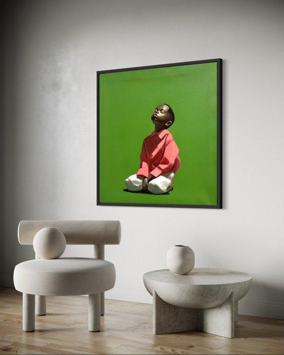 Houessou Koffins Bryan (1999) - Vers le Ciel, Antiquités & Art, Art | Peinture | Moderne