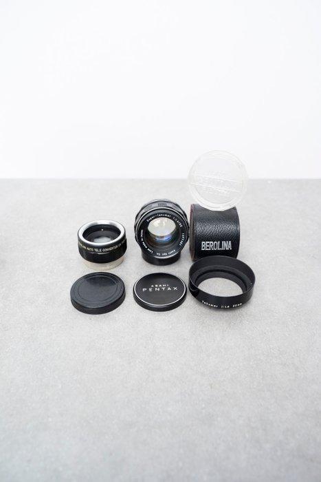 Asahi Pentax Super-Takumar 1.4/50mm with hood and, Audio, Tv en Foto, Fotocamera's Analoog