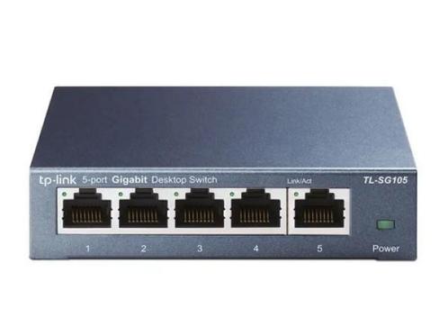 Veiling - TP-Link TL-SG105 5-Poorts Gigabit Switch, Computers en Software, Netwerk switches
