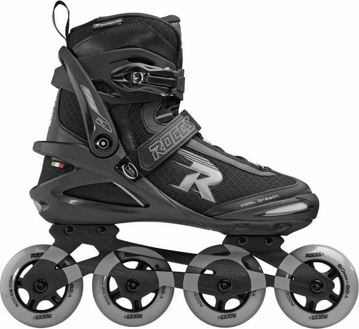 Roces PIC TIF 80 skates maat 39 - Skeelers - Zwart Grijs, Kinderen en Baby's, Speelgoed | Overig, Zo goed als nieuw, Verzenden