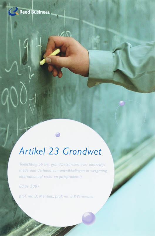 Artikel 23 grondwet 9789035240209 B. Vermeulen, Boeken, Studieboeken en Cursussen, Zo goed als nieuw, Verzenden