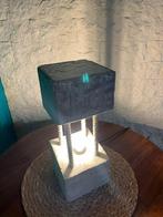 Lampe de table - béton et ferraillage - Lampe en ciment et
