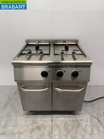 Friteuse double Combisteel en acier inoxydable 2 x 18 litres, Articles professionnels, Verzenden