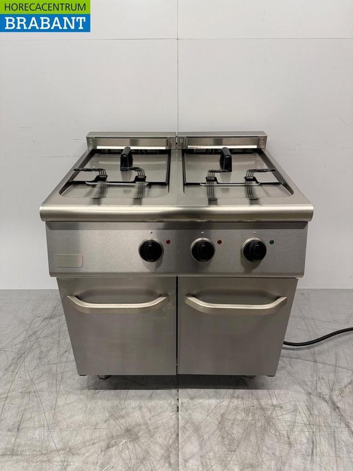 Friteuse double Combisteel en acier inoxydable 2 x 18 litres, Articles professionnels, Horeca | Autre, Envoi