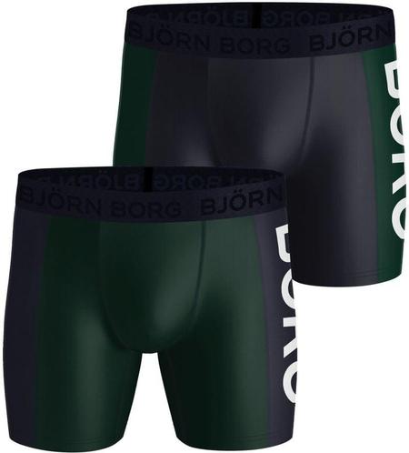 Bjorn Borg Boxers 2Pack Blauw Groen maat XXL Heren
