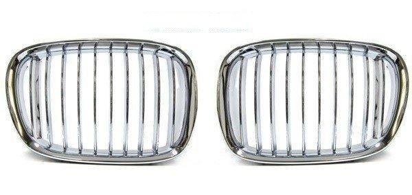 Chromen Nieren (Gril Set) BMW 5 Serie E39 95-03 B6258, Autos : Pièces & Accessoires, Carrosserie & Tôlerie