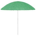 vidaXL Strandparasol Hawaï 300 cm groen, Tuin en Terras, Verzenden, Nieuw