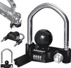 MASKO® Disselslot - Koppelingsslot - Aanhangwagenslot - Zwar, Verzenden, Nieuw